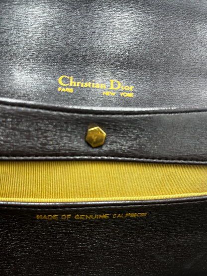 Christian Dior 30 Montaigne Clutch Patent leather, BROWN, PATENT_LEATHER, Shoulder bag