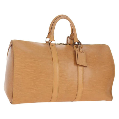 Louis Vuitton Keepall Epi Leather, Brown, Leather, Travel Bag