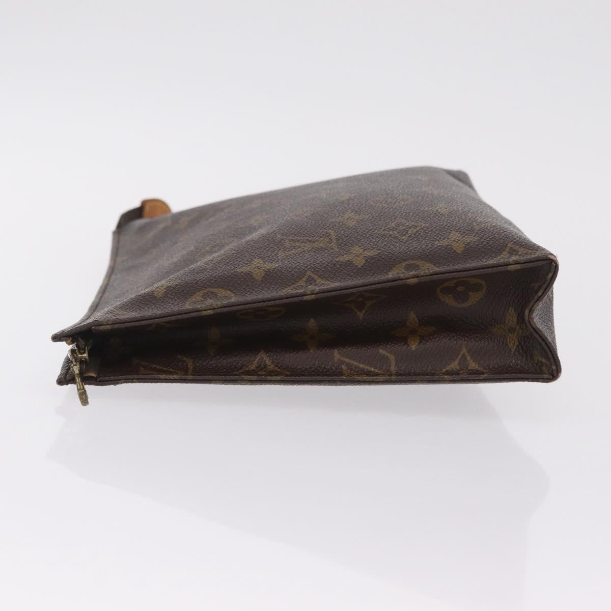 Louis Vuitton Toiletry Pouch Monogram Canvas, Brown, Canvas, Clutch