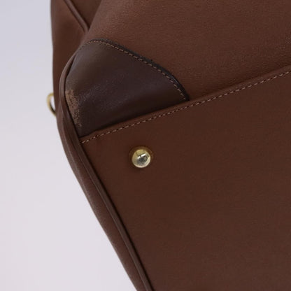 Burberry Nova check boston Canvas, Brown, Leather, Handbag