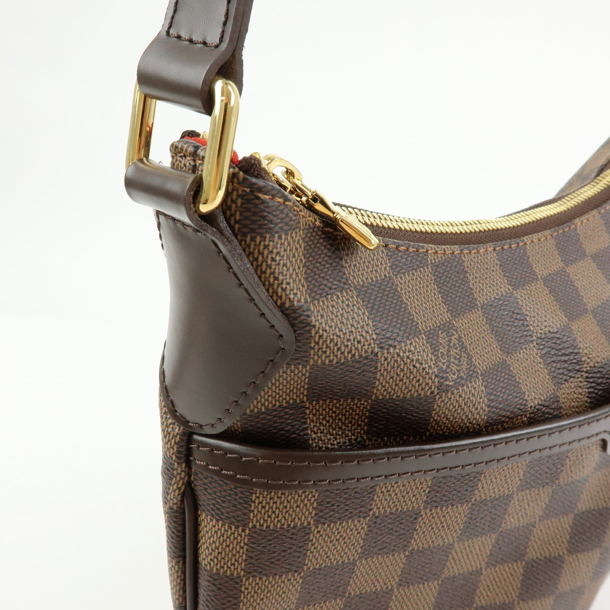 Louis Vuitton Bloomsbury Damier, Brown, Canvas, Shoulder Bag