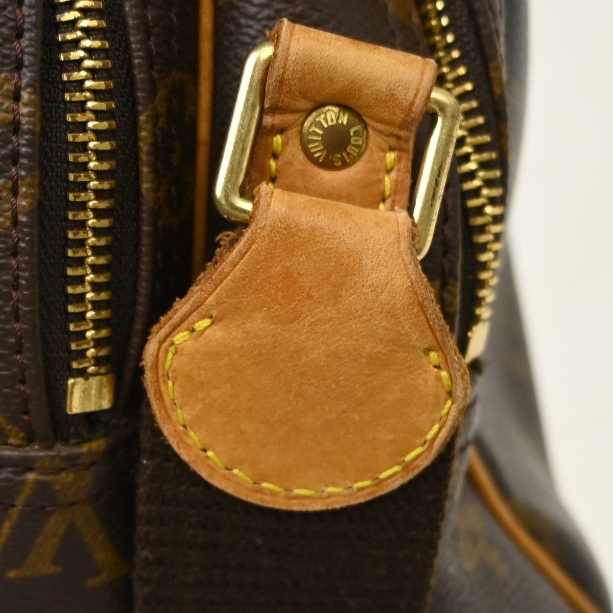 Louis Vuitton Reporter Monogram Canvas, Brown, Canvas, Shoulder Bag