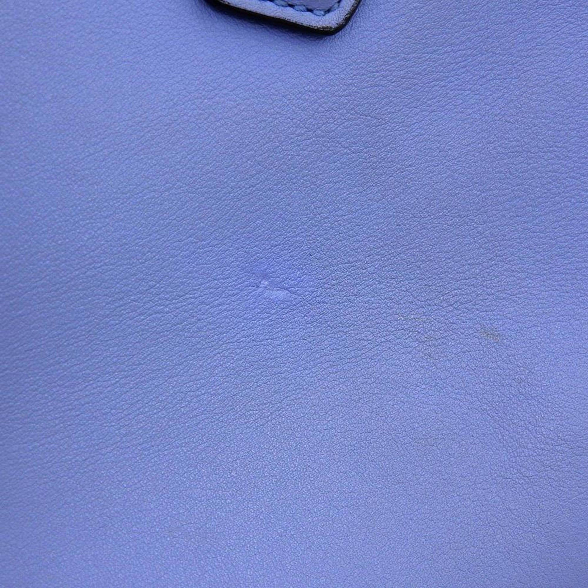 Gucci Ribbon, Blue, Leather, handbag