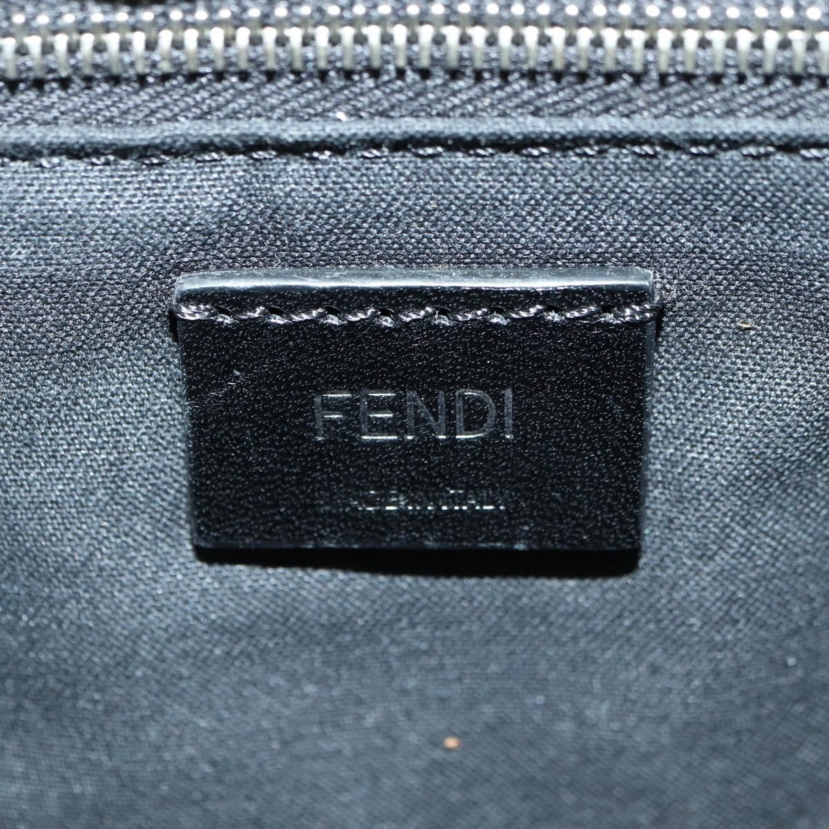 Fendi Baguette Zucca Canvas with Leather, Brown, Canvas, Crossbody Bag