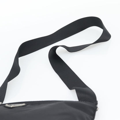 Prada Shoulder Tessuto, Black, Nylon, Shoulder Bag
