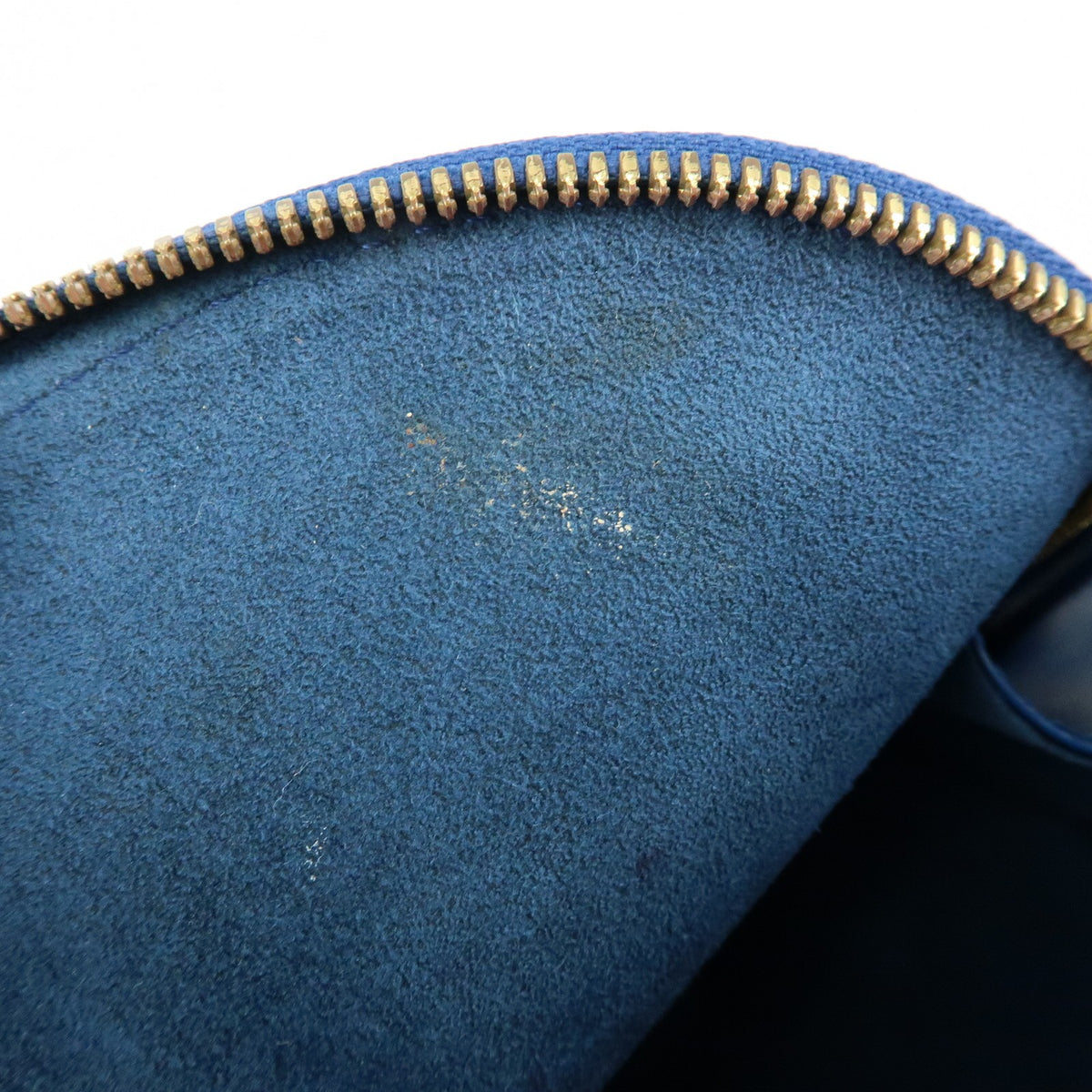 Louis Vuitton Alma Epi Leather, Blue, Leather, Handbag