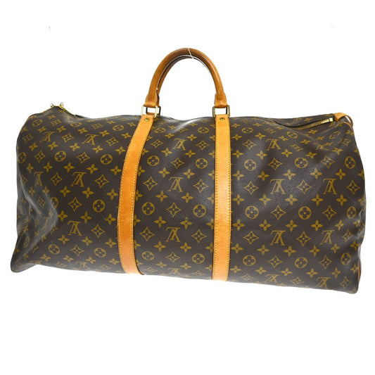 Louis Vuitton Keepall Monogram Canvas, Brown, Canvas, Travel Bag