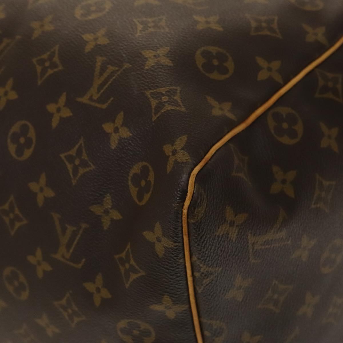 Louis Vuitton Keepall Bag Monogram Canvas, BROWN, CANVAS, Travel bag