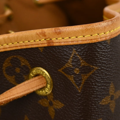 Louis Vuitton Vintage Montsouris Monogram Canvas, Brown, Canvas, Backpack