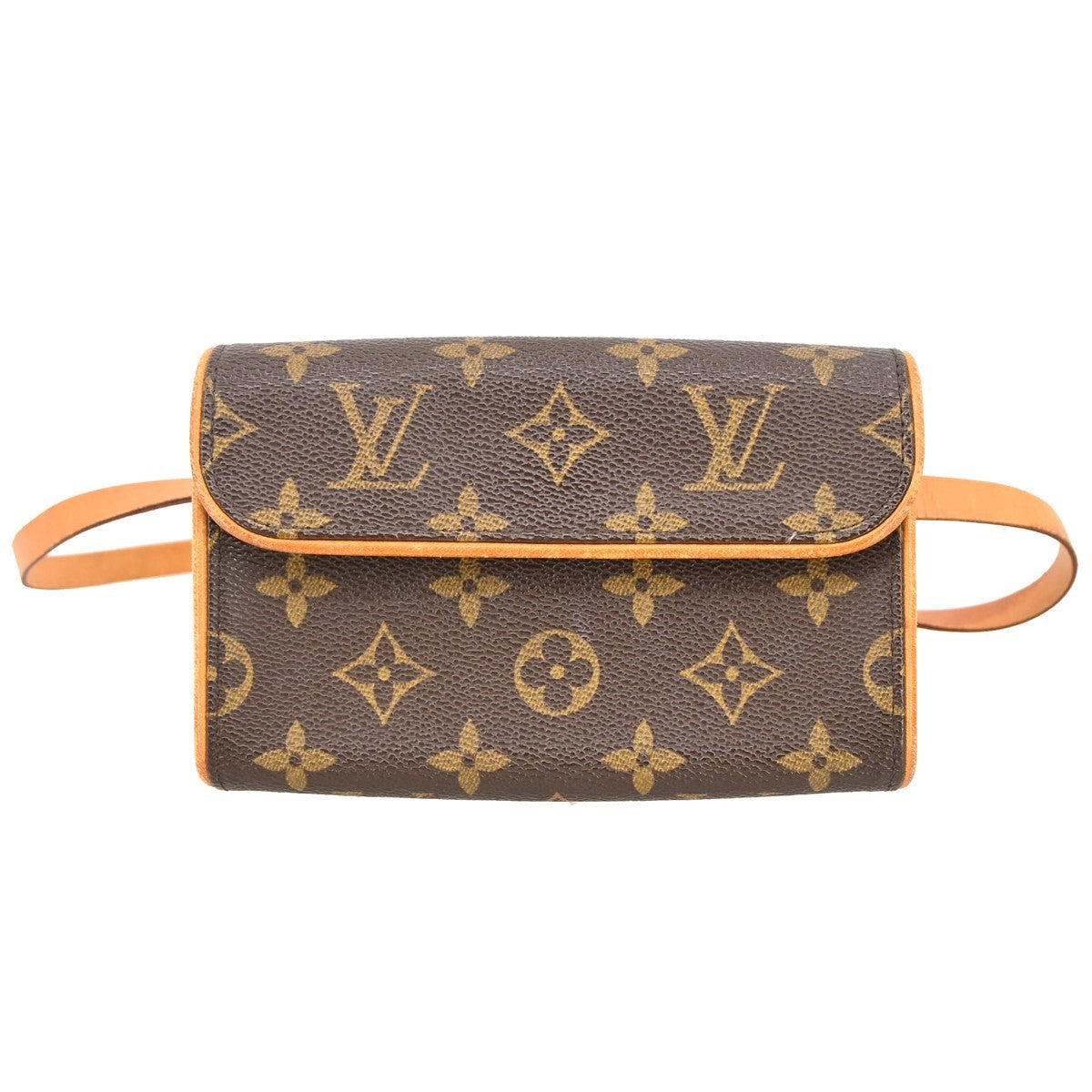 Louis Vuitton Florentine Monogram, Brown, Canvas, Clutch