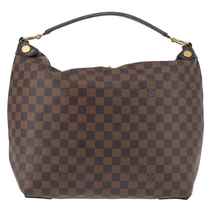 Louis Vuitton Duomo Hobo Damier, BROWN, CANVAS, Shoulder bag