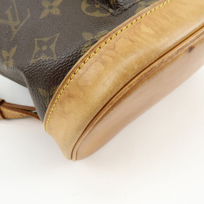 Louis Vuitton Vintage Montsouris Monogram Canvas, Brown, Canvas, Backpack