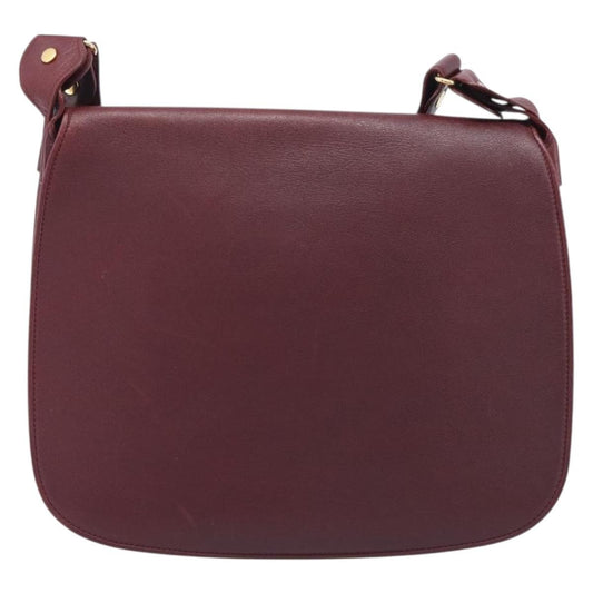 Cartier Must De Cartier Leather, Burgundy, Leather, Shoulder Bag