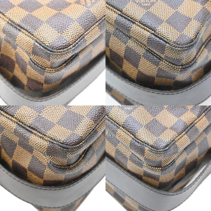 Louis Vuitton Naviglio Damier, Brown, Canvas, Shoulder Bag