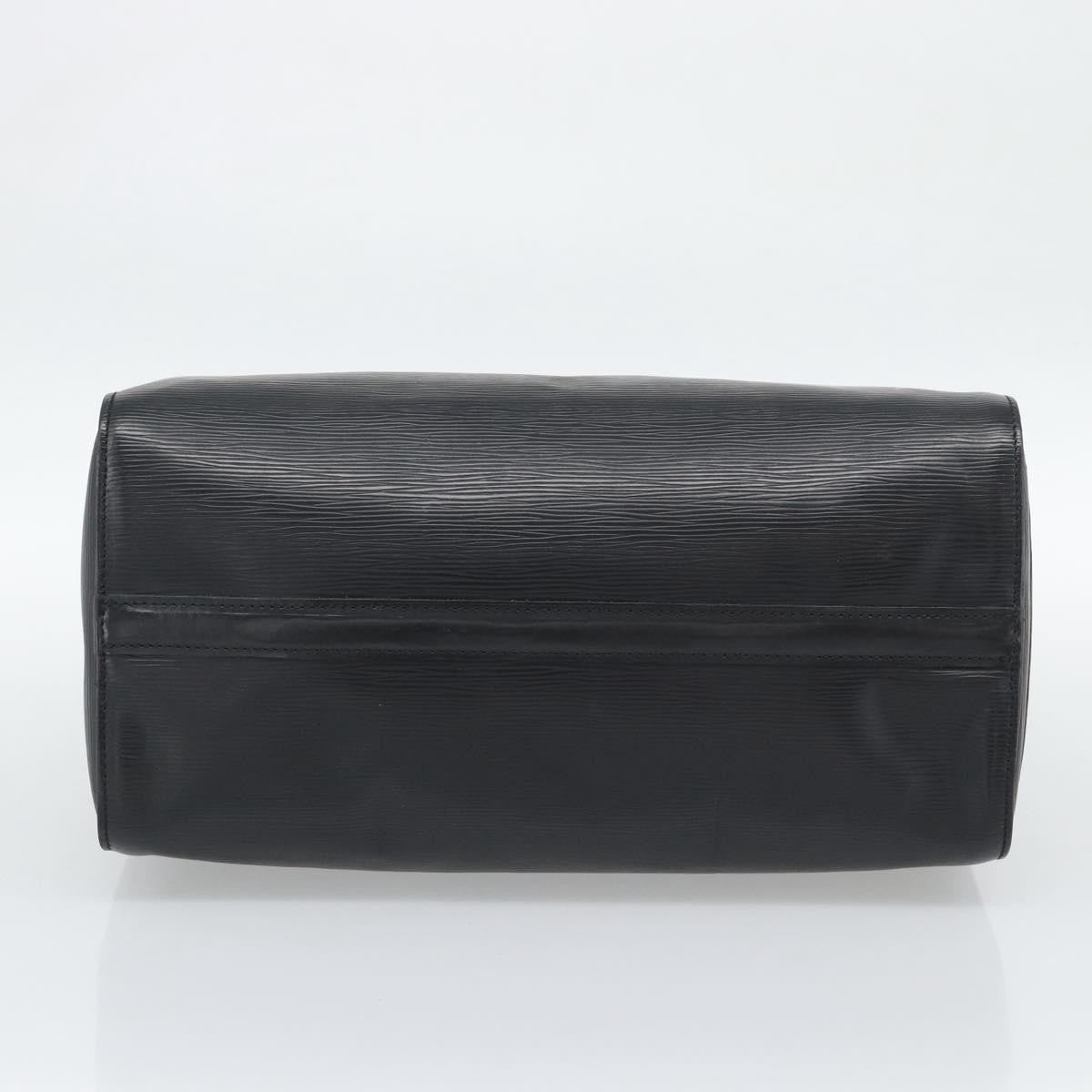 Louis Vuitton Speedy Epi, Black, Leather, Handbag