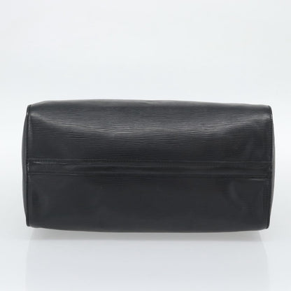 Louis Vuitton Speedy Epi, Black, Leather, Handbag