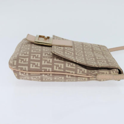Fendi Mama Messenger Bag Zucca Canvas, BEIGE, CANVAS, Crossbody bag