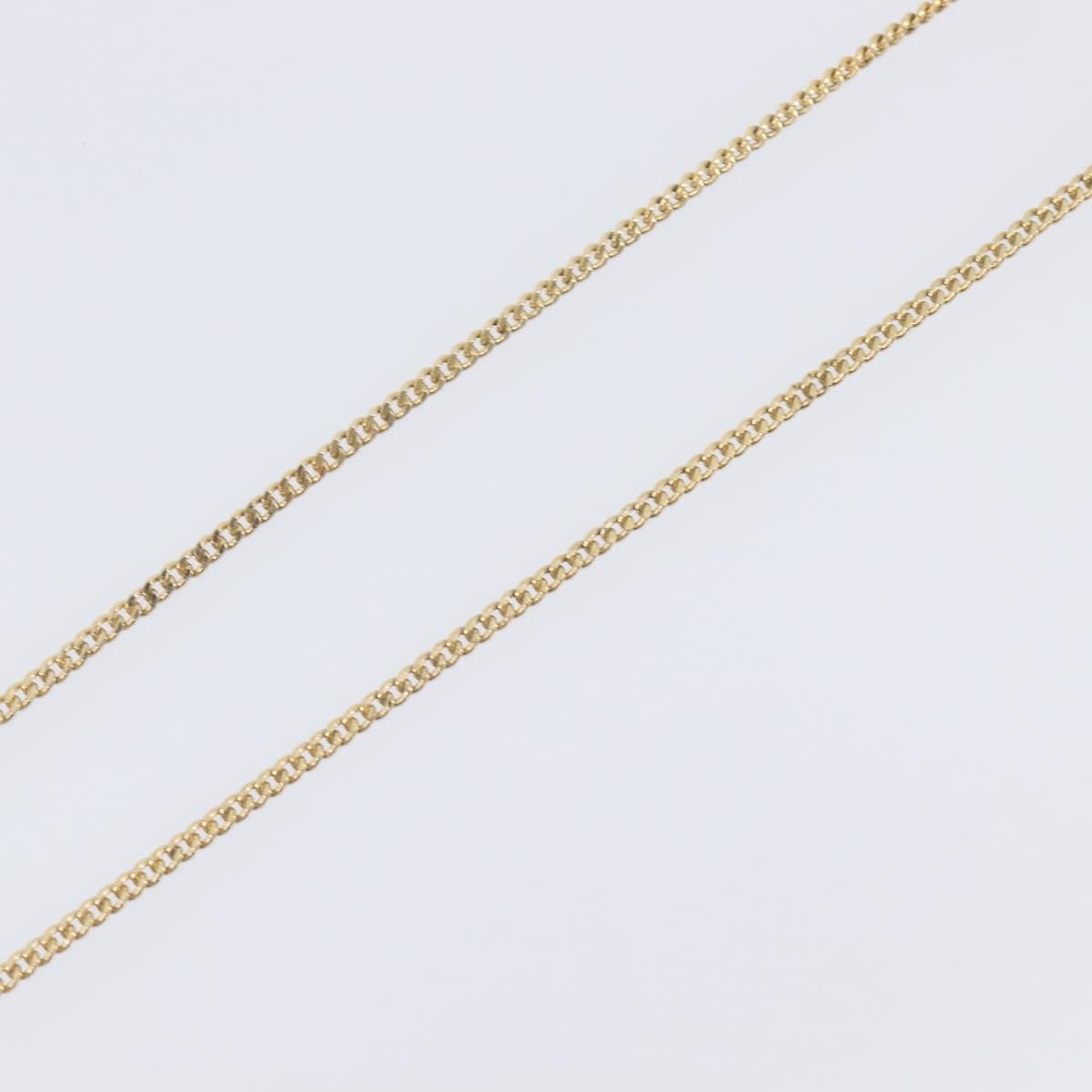 Christian Dior Vintage Logo Pendant Metal, Gold, Metal, Necklace