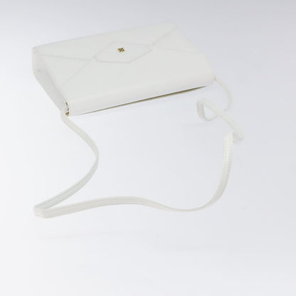 Givenchy Vintage 4G Leather, White, Leather, Shoulder Bag