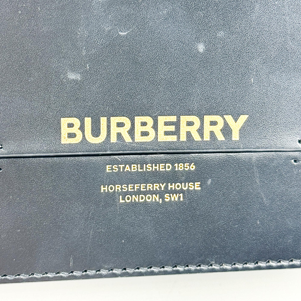 Burberry Grace Flap Horseferry Printed Leather, Black, Leather, Shoulder Bag