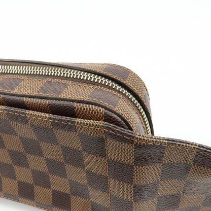 Louis Vuitton Geronimos Waist Damier, Brown, Canvas, Shoulder Bag