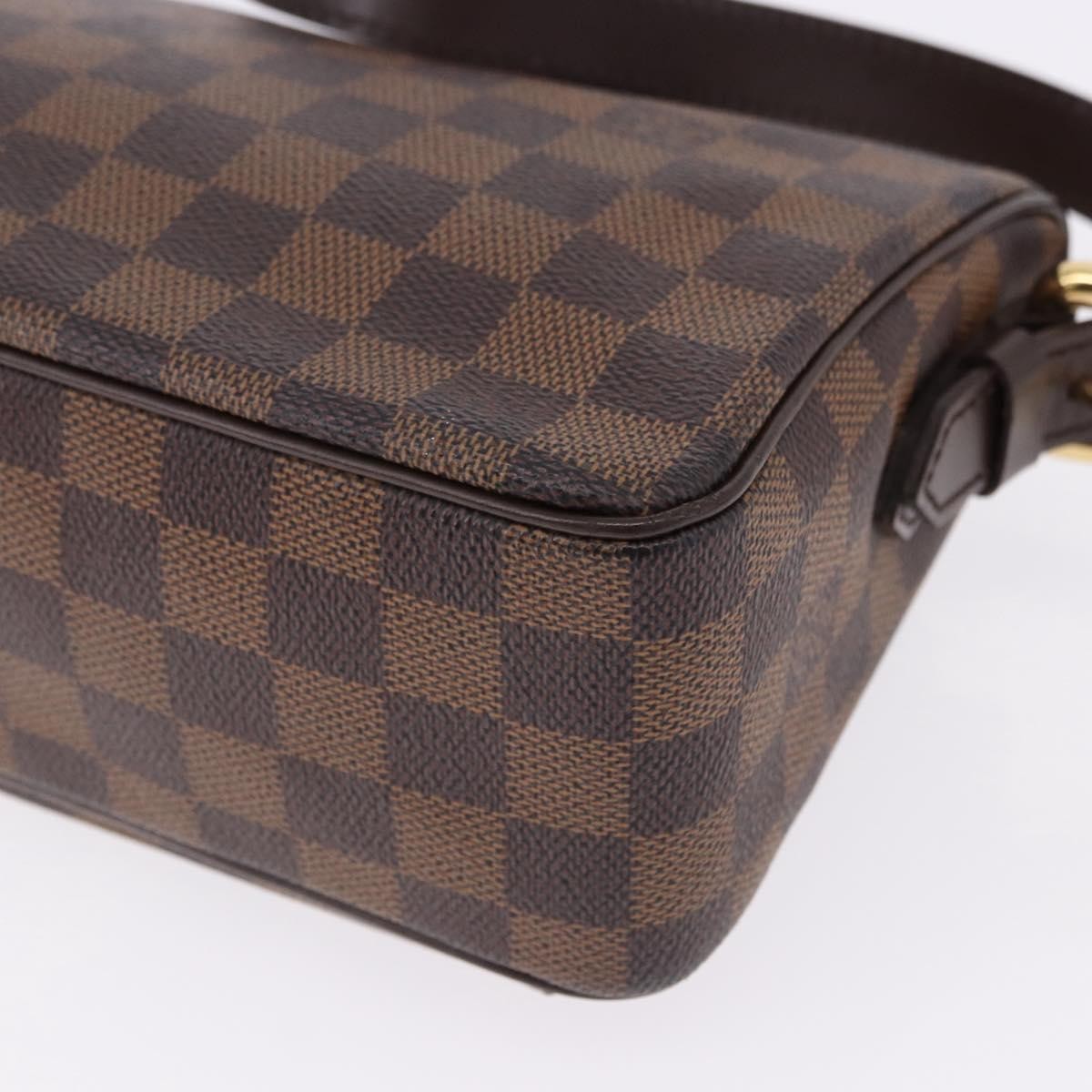 Louis Vuitton Ravello Damier Ebene, Brown, Canvas, Shoulder Bag
