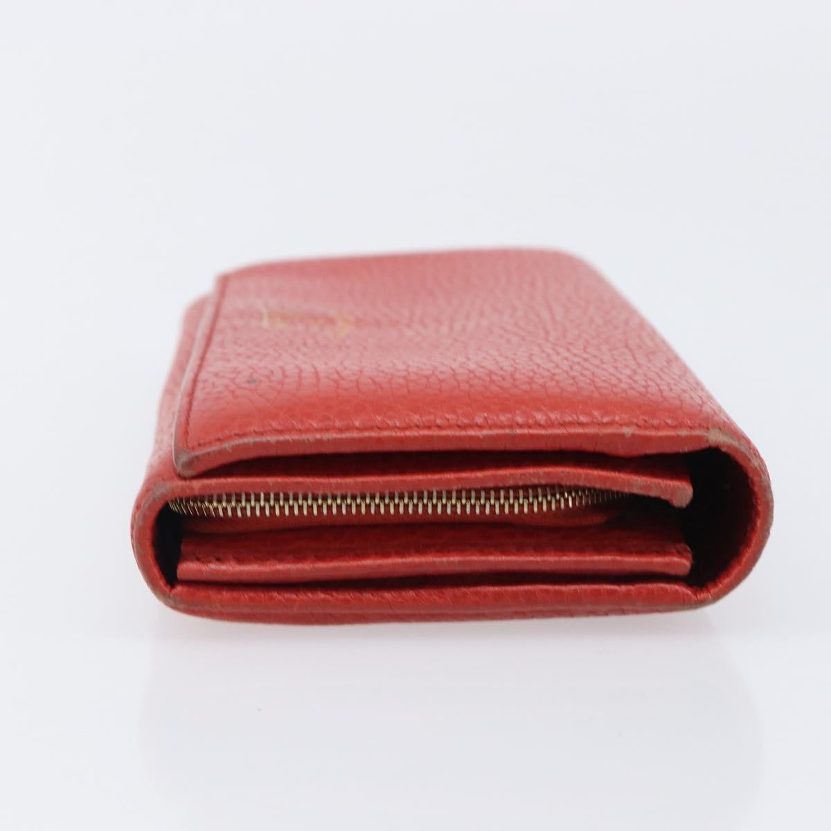 Gucci Swing Wallet on Strap Leather, Red, Leather, Crossbody Bag
