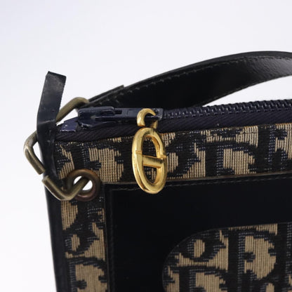 Christian Dior Trotter shoulder Canvas, Navy, Canvas, Handbag