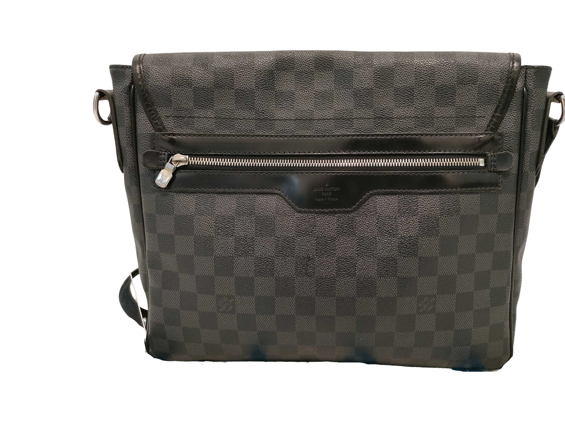 Louis Vuitton Daniel Messenger Damier Graphite, Black, Canvas, Shoulder Bag