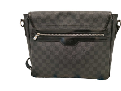 Louis Vuitton Daniel Messenger Damier Graphite, Black, Canvas, Shoulder Bag