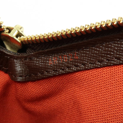 Louis Vuitton Belem Damier, Brown, Canvas, Handbag
