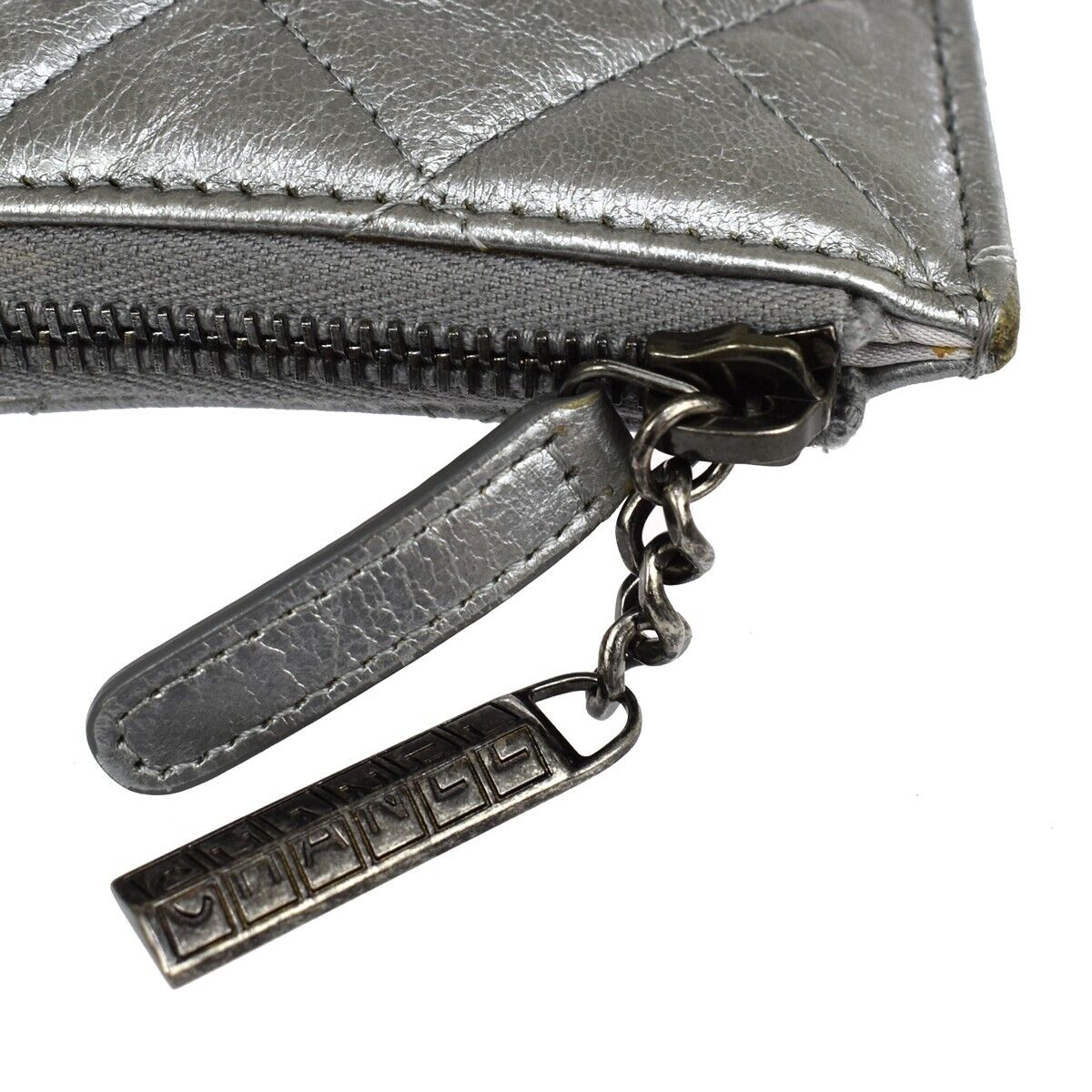 Chanel iPad Pouch Quilted Lambskin, BLACK, LEATHER, Clutche & pouche