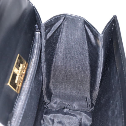 Givenchy Twist lock top handle Leather, Black, Leather, Handbag