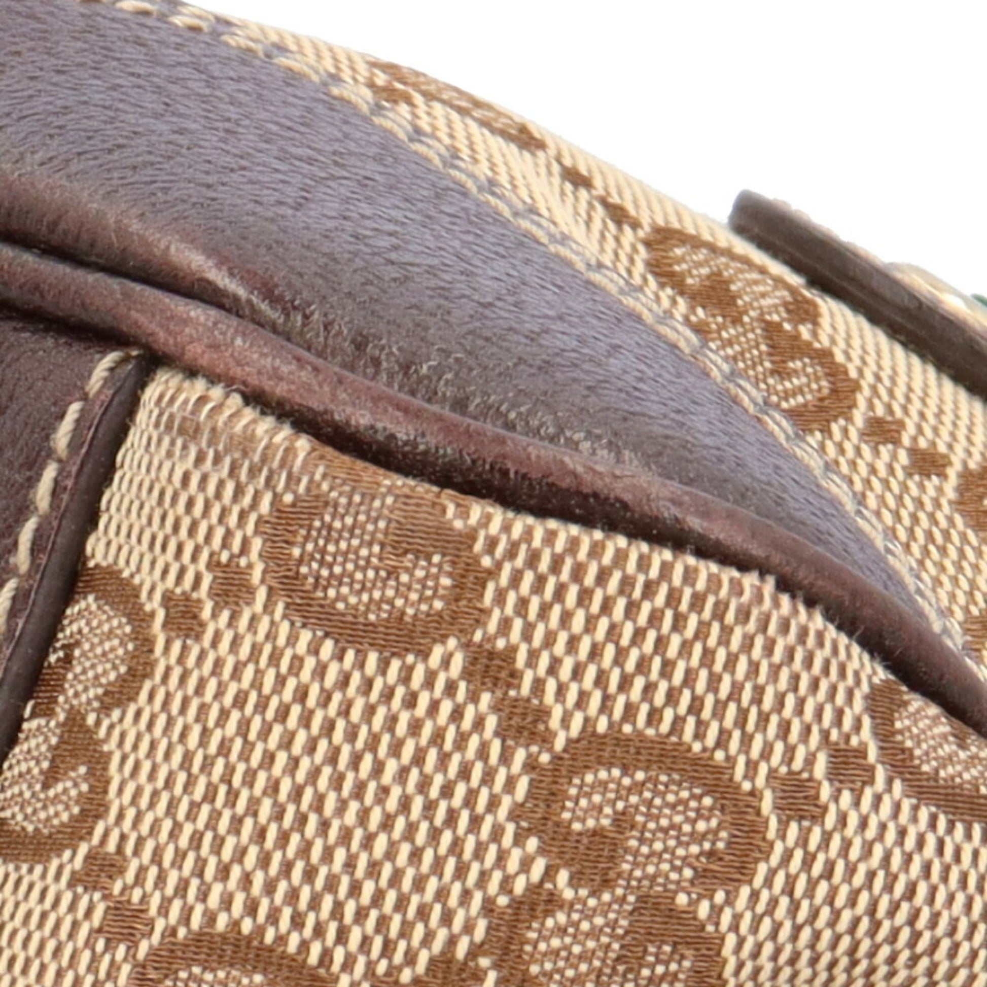 Gucci Princy, Brown, Canvas, shoulder