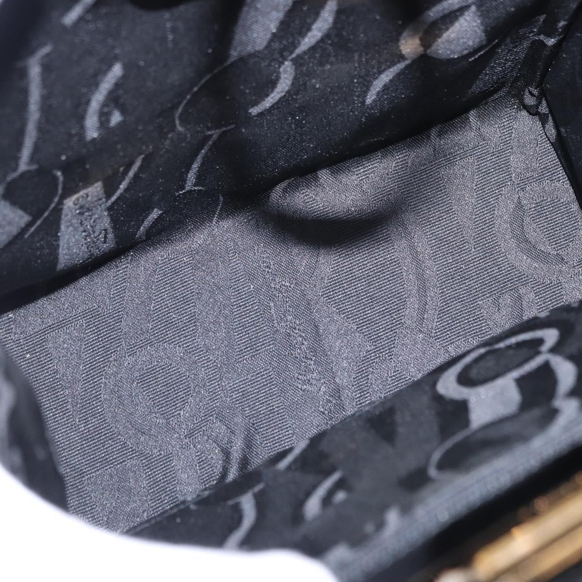 Salvatore Ferragamo Vintage Gancini Chain Patent Leather, Black, Patent Leather, Shoulder Bag