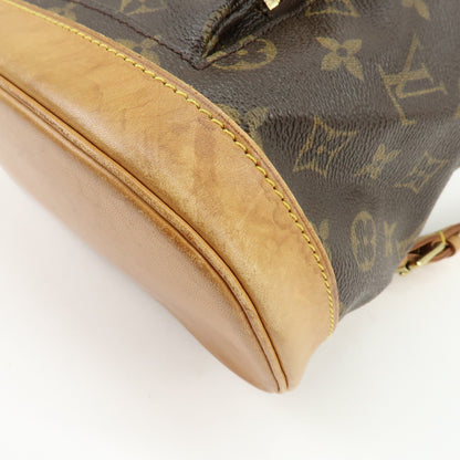 Louis Vuitton Vintage Montsouris Monogram Canvas, Brown, Canvas, Backpack