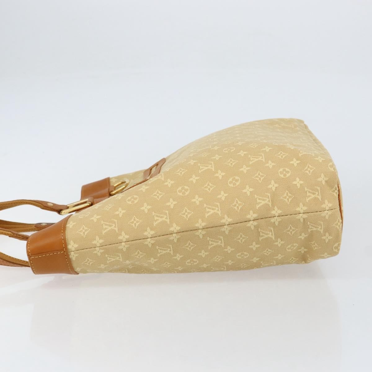 Louis Vuitton Lucille Mini Lin, Beige, Canvas, Handbag