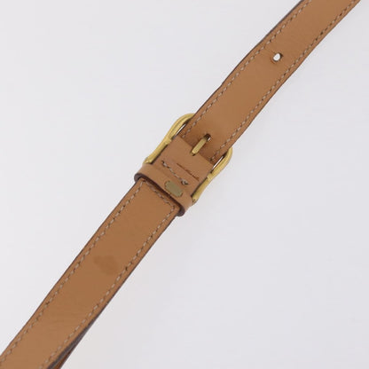Celine Macadam Shoulder Canvas, Brown, Canvas, Crossbody Bag