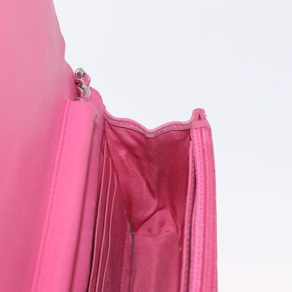 Chanel Wallet on Chain Quilted Ombre Lambskin, Pink, Leather, Crossbody Bag