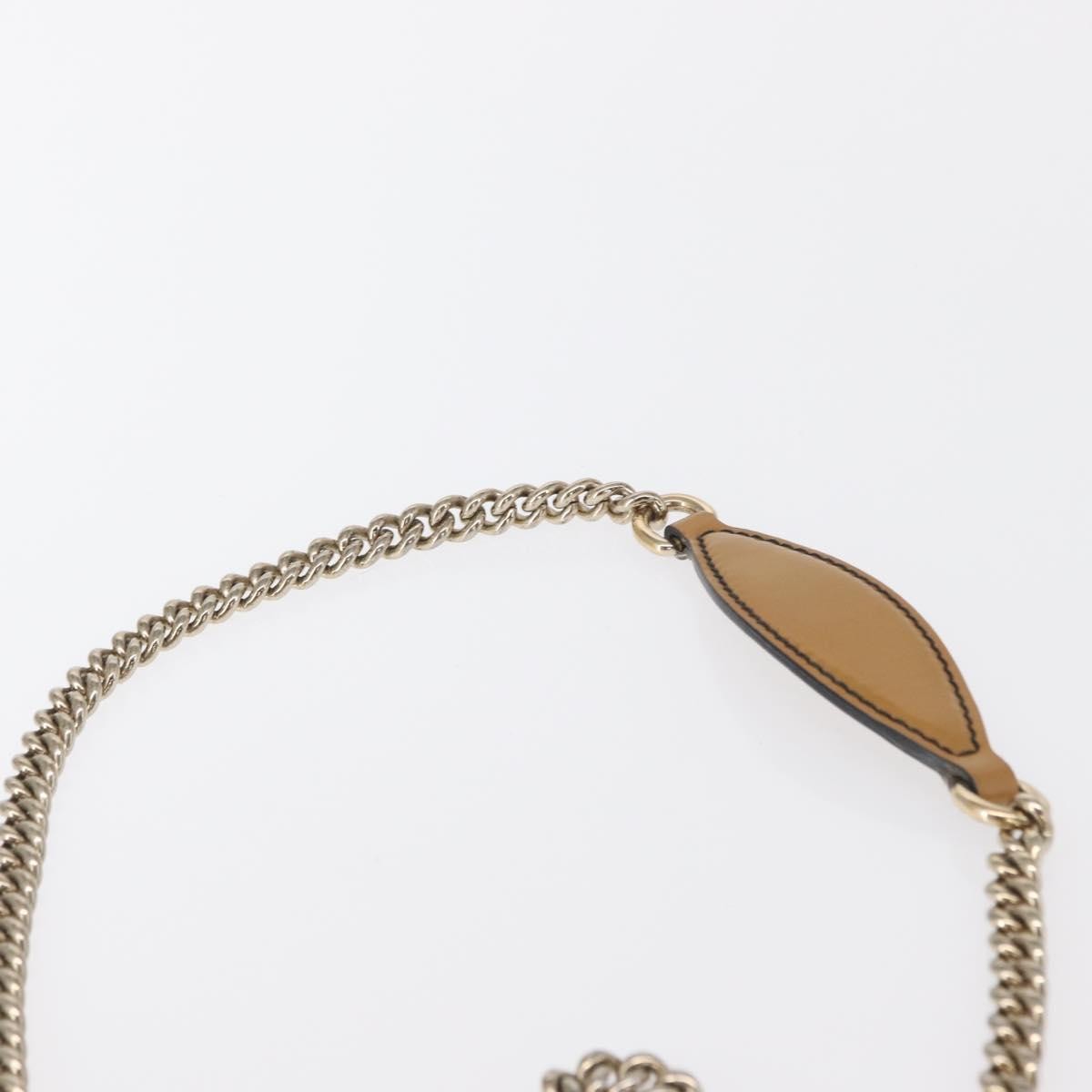 Gucci Emily Chain Flap Patent, Beige, Patent Leather, Shoulder Bag