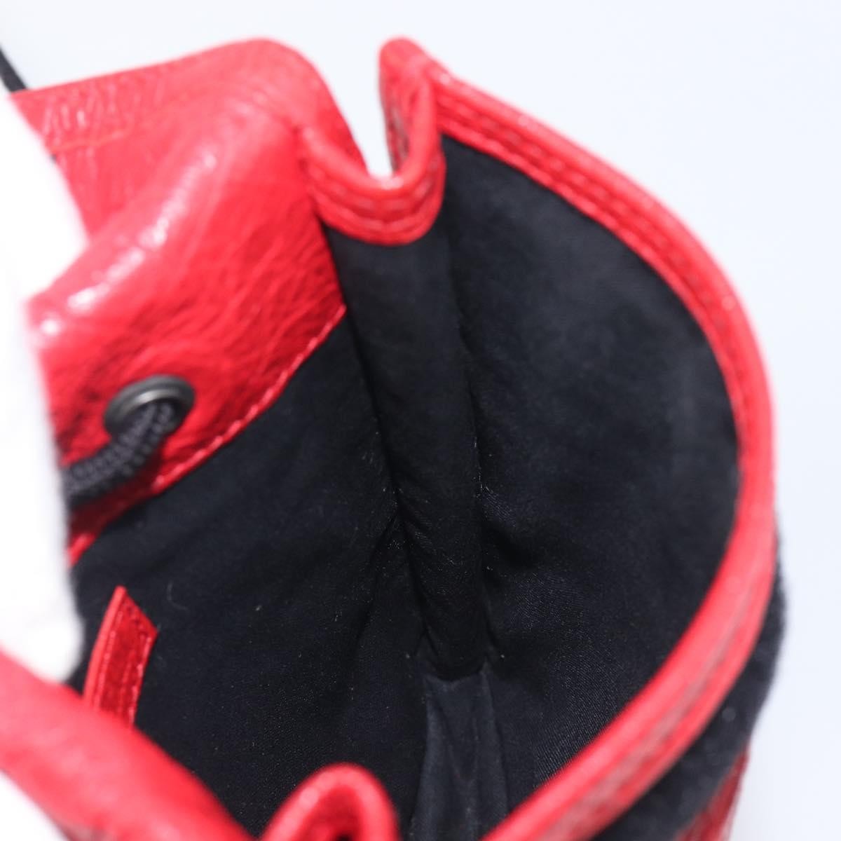 Balenciaga Explorer Leather, Red, Leather, Crossbody Bag