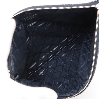 Chanel Deauville Pouch Denim, NAVY, DENIM_JEANS, Clutche & pouche