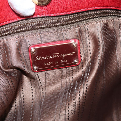 Salvatore Ferragamo Miss Vara Giusy Hobo Leather, Red, Leather, Shoulder Bag