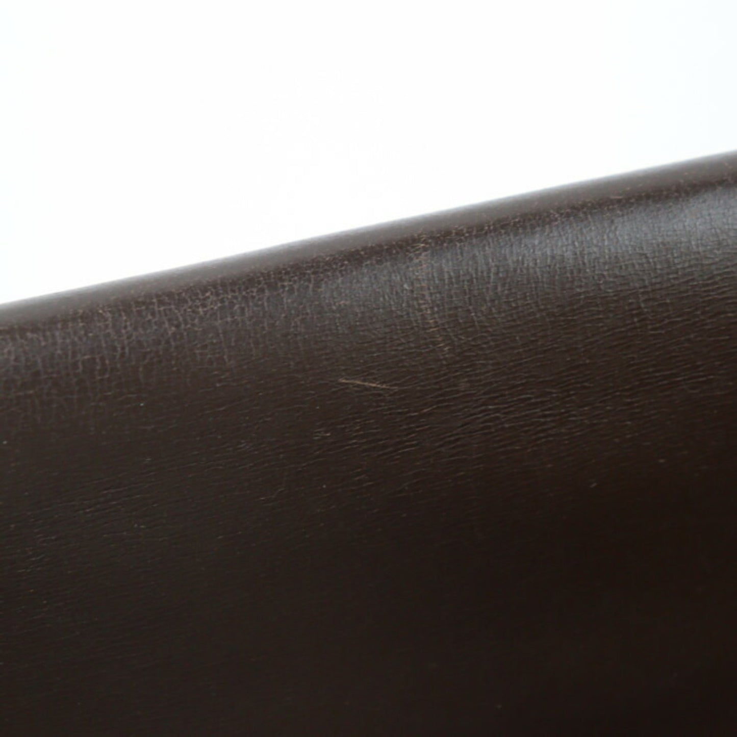 Hermès Faco, Brown, Leather, clutch