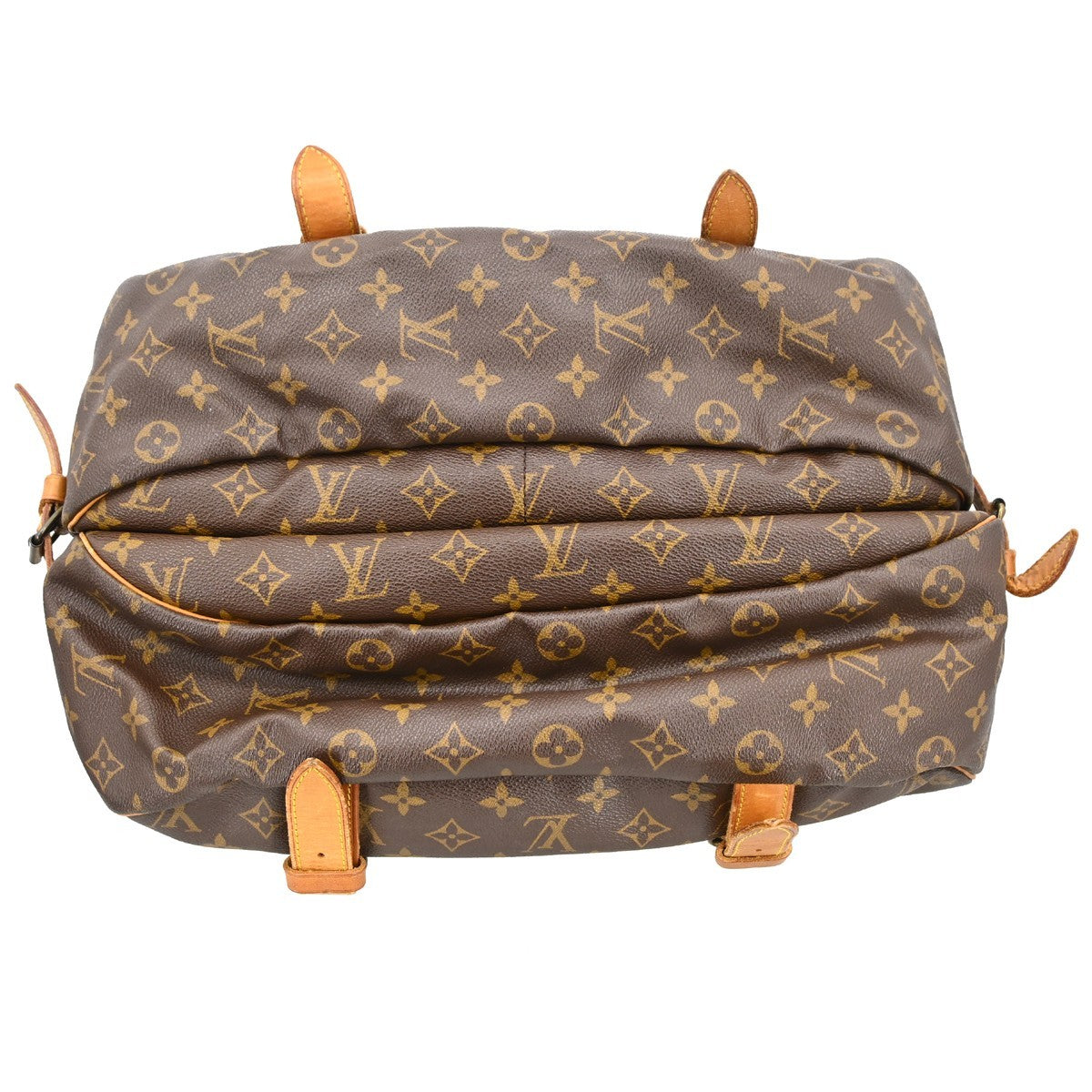 Louis Vuitton Saumur Monogram, Brown, Canvas, Shoulder Bag