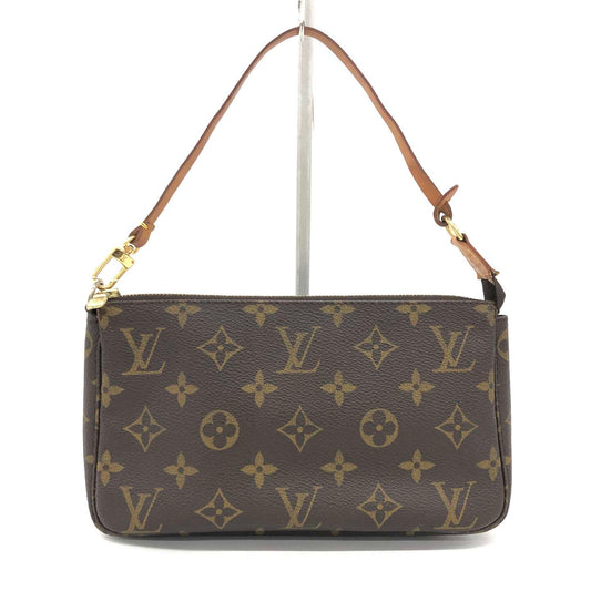 Louis Vuitton Pochette Accessoires Monogram Canvas, Brown, Canvas, Clutch