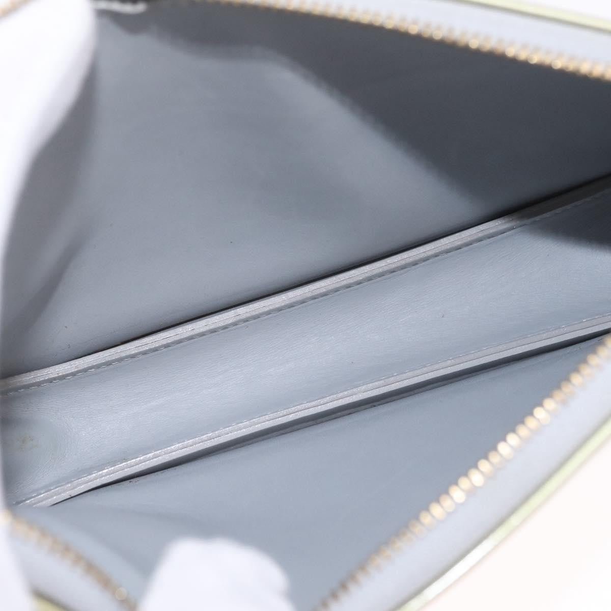 Louis Vuitton Lexington Pochette Monogram Vernis, Beige, Patent Leather, Clutch