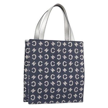 Celine C Macadam Canvas, Navy, Canvas, Handbag