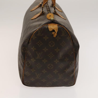Louis Vuitton Speedy Handbag Monogram Canvas, BROWN, CANVAS, Handbag