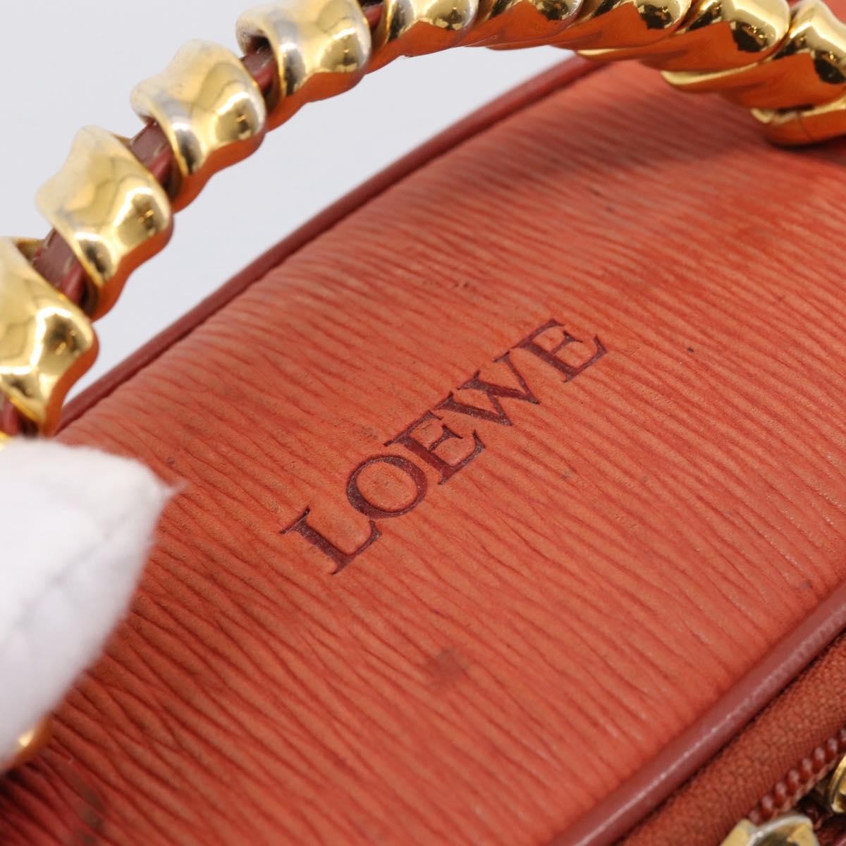 Loewe Velazquez Tote Leather, Orange, Leather, Handbag